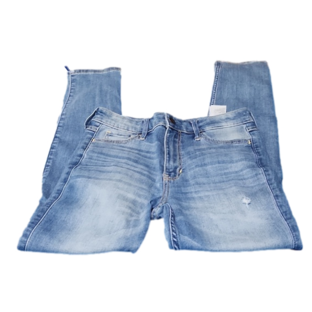 Hollister Distressed Skinny Jeans Size 26W x 28L